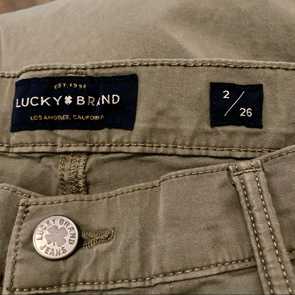 Lucky Brand Olive High Rise Cargo Pants - Picture 6 of 6